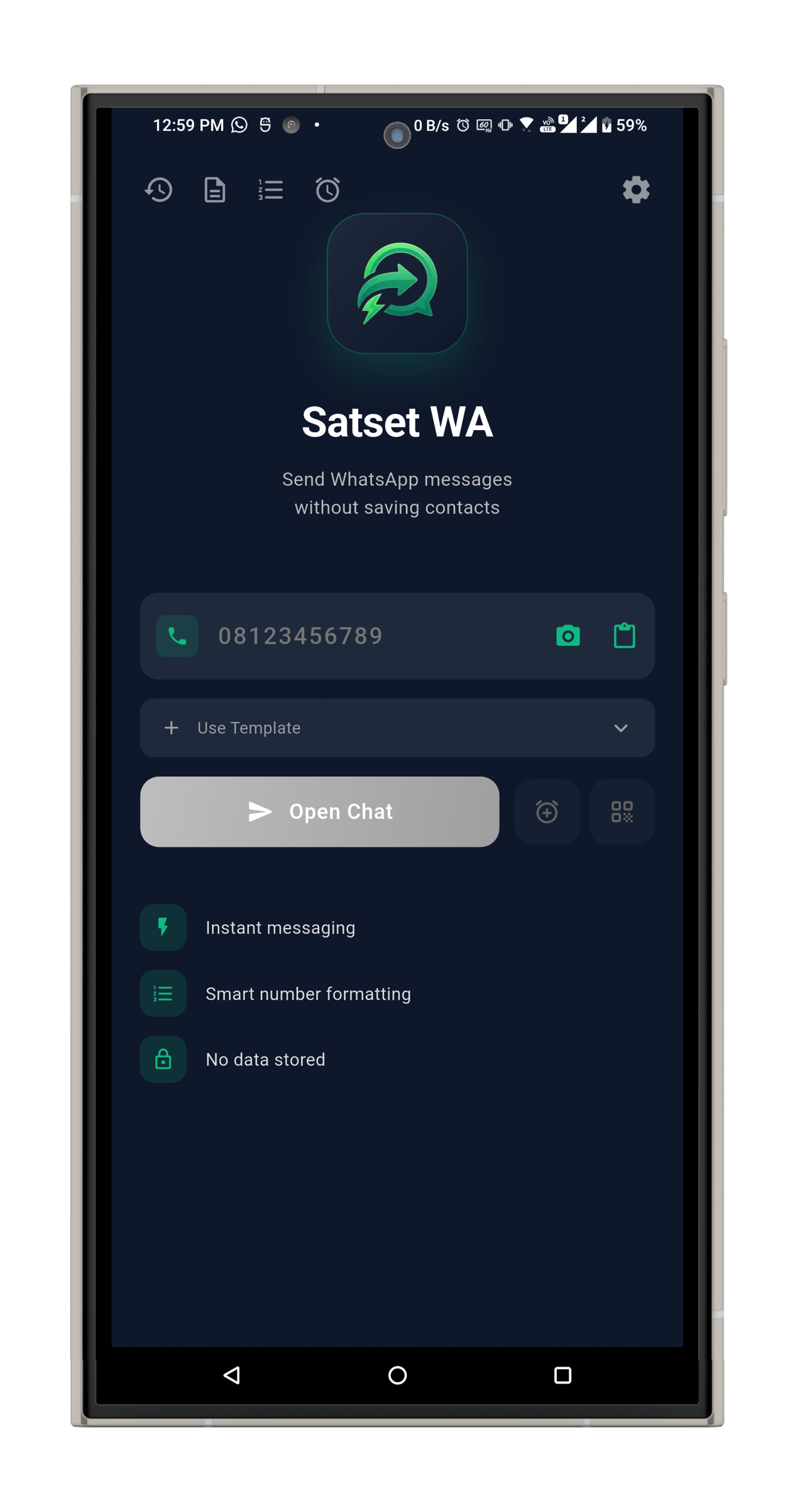 Satset WA Screenshot